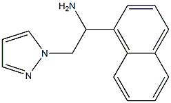 1-(1-naphthyl)-2-(1H-pyrazol-1-yl)ethanamine Structure