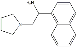 1-(1-naphthyl)-2-pyrrolidin-1-ylethanamine Structure