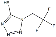 1-(2,2,2-trifluoroethyl)-1H-1,2,3,4-tetrazole-5-thiol,,结构式