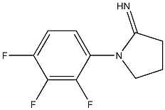 1-(2,3,4-trifluorophenyl)pyrrolidin-2-imine Struktur