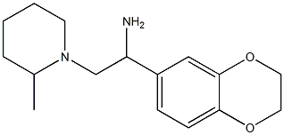 1-(2,3-dihydro-1,4-benzodioxin-6-yl)-2-(2-methylpiperidin-1-yl)ethanamine Struktur