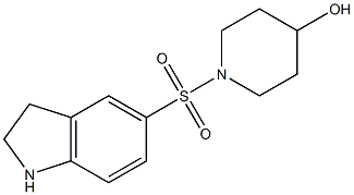 1-(2,3-dihydro-1H-indole-5-sulfonyl)piperidin-4-ol