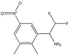  1-(2,3-dimethyl-5-nitrophenyl)-2,2-difluoroethan-1-amine