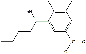 1-(2,3-dimethyl-5-nitrophenyl)pentan-1-amine Structure