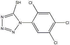 1-(2,4,5-trichlorophenyl)-1H-1,2,3,4-tetrazole-5-thiol Structure