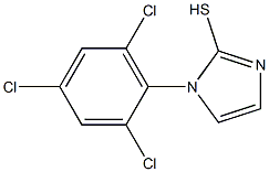 1-(2,4,6-trichlorophenyl)-1H-imidazole-2-thiol,,结构式