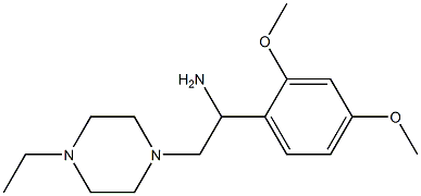  1-(2,4-dimethoxyphenyl)-2-(4-ethylpiperazin-1-yl)ethanamine