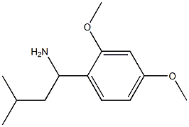 1-(2,4-dimethoxyphenyl)-3-methylbutan-1-amine