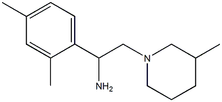 1-(2,4-dimethylphenyl)-2-(3-methylpiperidin-1-yl)ethanamine