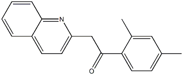 1-(2,4-dimethylphenyl)-2-(quinolin-2-yl)ethan-1-one|