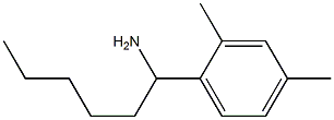 1-(2,4-dimethylphenyl)hexan-1-amine Struktur