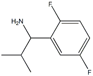 1-(2,5-difluorophenyl)-2-methylpropan-1-amine Structure