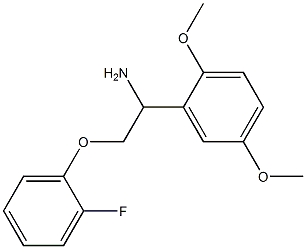 1-(2,5-dimethoxyphenyl)-2-(2-fluorophenoxy)ethanamine Structure