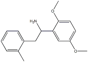 1-(2,5-dimethoxyphenyl)-2-(2-methylphenyl)ethan-1-amine,,结构式