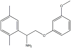 1-(2,5-dimethylphenyl)-2-(3-methoxyphenoxy)ethanamine