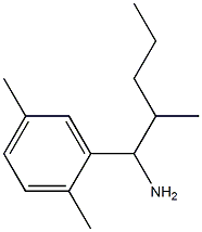 1-(2,5-dimethylphenyl)-2-methylpentan-1-amine 结构式