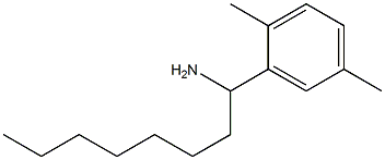 1-(2,5-dimethylphenyl)octan-1-amine 结构式