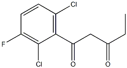 1-(2,6-dichloro-3-fluorophenyl)pentane-1,3-dione|