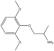 1-(2,6-dimethoxyphenoxy)propan-2-amine Structure