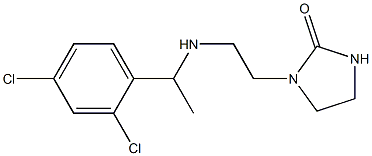 1-(2-{[1-(2,4-dichlorophenyl)ethyl]amino}ethyl)imidazolidin-2-one|