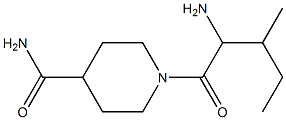 1-(2-amino-3-methylpentanoyl)piperidine-4-carboxamide Structure