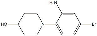 1-(2-amino-4-bromophenyl)piperidin-4-ol