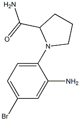 1-(2-amino-4-bromophenyl)pyrrolidine-2-carboxamide