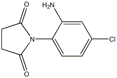 1-(2-amino-4-chlorophenyl)pyrrolidine-2,5-dione 结构式