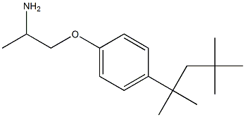 1-(2-aminopropoxy)-4-(2,4,4-trimethylpentan-2-yl)benzene