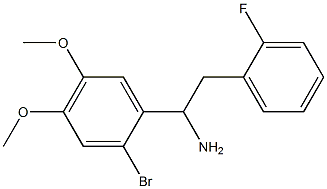  1-(2-bromo-4,5-dimethoxyphenyl)-2-(2-fluorophenyl)ethan-1-amine