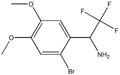 1-(2-bromo-4,5-dimethoxyphenyl)-2,2,2-trifluoroethan-1-amine