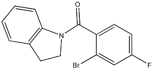 1-(2-bromo-4-fluorobenzoyl)indoline
