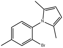 1-(2-bromo-4-methylphenyl)-2,5-dimethyl-1H-pyrrole,944677-42-3,结构式