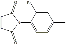 1-(2-bromo-4-methylphenyl)pyrrolidine-2,5-dione Structure