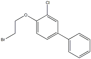 1-(2-bromoethoxy)-2-chloro-4-phenylbenzene Structure