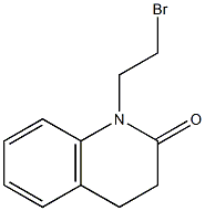 1-(2-bromoethyl)-3,4-dihydroquinolin-2(1H)-one 化学構造式