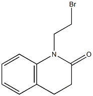 1-(2-bromoethyl)-3,4-dihydroquinolin-2(1H)-one,,结构式