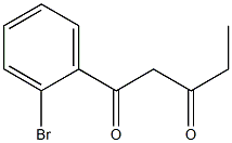 1-(2-bromophenyl)pentane-1,3-dione Struktur