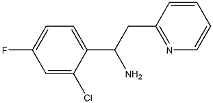 1-(2-chloro-4-fluorophenyl)-2-(pyridin-2-yl)ethan-1-amine