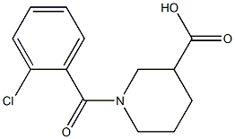  1-(2-氯苯甲酰)哌啶-3-羧酸