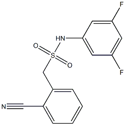 1-(2-cyanophenyl)-N-(3,5-difluorophenyl)methanesulfonamide