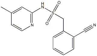  1-(2-cyanophenyl)-N-(4-methylpyridin-2-yl)methanesulfonamide