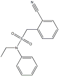 1-(2-cyanophenyl)-N-ethyl-N-phenylmethanesulfonamide
