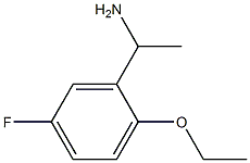1-(2-ethoxy-5-fluorophenyl)ethan-1-amine Struktur