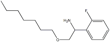 1-(2-fluorophenyl)-2-(heptyloxy)ethan-1-amine,,结构式
