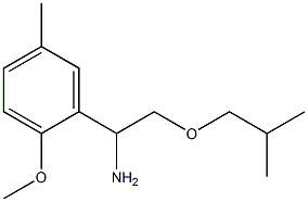  1-(2-methoxy-5-methylphenyl)-2-(2-methylpropoxy)ethan-1-amine