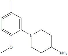 1-(2-methoxy-5-methylphenyl)piperidin-4-amine Structure