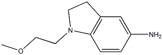 1-(2-methoxyethyl)-2,3-dihydro-1H-indol-5-amine 结构式