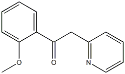 1-(2-methoxyphenyl)-2-(pyridin-2-yl)ethan-1-one Struktur