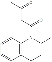 1-(2-methyl-1,2,3,4-tetrahydroquinolin-1-yl)butane-1,3-dione 化学構造式